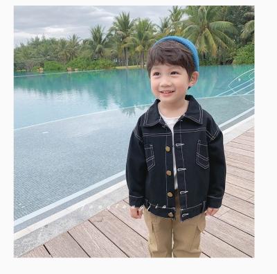 China Autumn Unisex Jean Baby Boy Kids Color Breathable Simple Wholesale Children's Outerwear Spring Jacket for sale