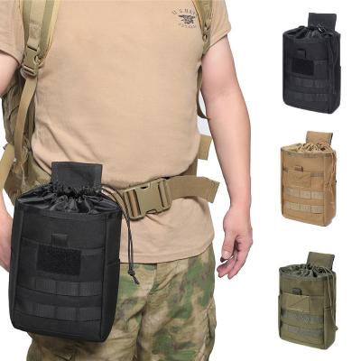 China Oxford Cloth Tactical Molle Foldable Mag Holster with Dump Drop Pouch Ammo EDC Bag for Casual Outdoor Activities and Camping for sale