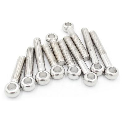 China Stainless Steel 304 DIN 444 Stainless Steel Threaded Shank Eye Bolts Swing Bolts for sale