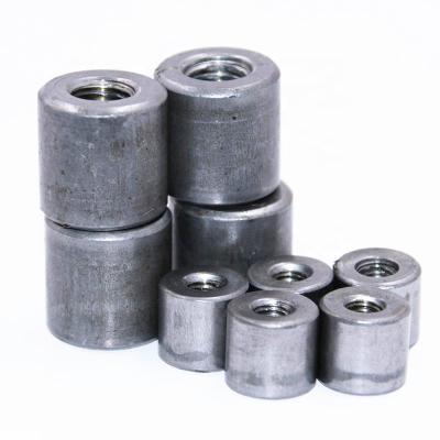 China General Industry M4 M5 M6 M8 M10 M12 M14 M16 Carbon Steel Cylindrical Nuts Long Round Coupling Nuts for sale