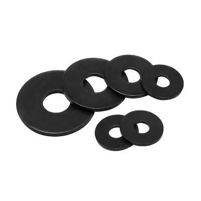 China DIN 9021 Steel Black Oxide Gaskets Big Fender Flat Gaskets M2 - M36 for sale