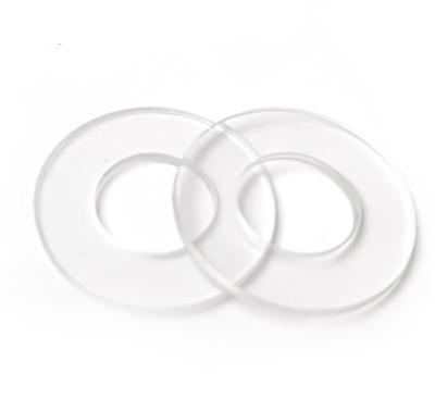 China FLAT Customized Flat Clear Plastic Seals Transparent Soft Hard PVC Seals for sale