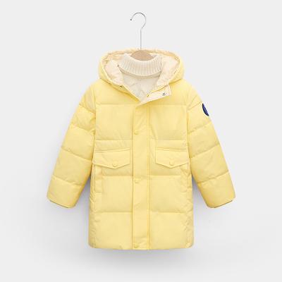 China Wholesale Breathable Unisex Warm Season Zipper Windproof Winter Solid Jackets Long Jackets For Kids for sale