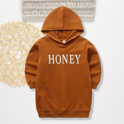 China 2021 New Arrival Unisex Customized 2 Colors Girls Brief Breathable Outwear Letters Printrd Collar Girls Hoodies Hoody Sweatshirts for sale