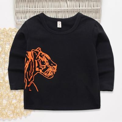 China Wholesale price quality casual style breathable long sleeve autumn winter solid pattern printed kids crewneck sweatshirt for sale