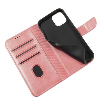 China High Quality Shockproof Mobile Phone Cover For Iphone 12 Wallet Strong Magnetism Leather Mobile Phone Case for sale