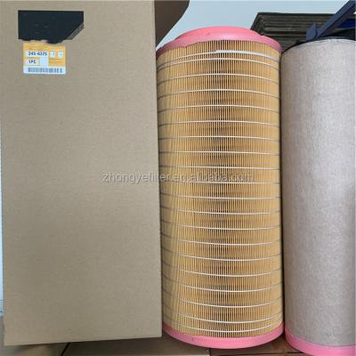 China Machinery repair shop manufacturer directly sell air filter element 245-6375 2914-5023-00 road roller accessories for sale