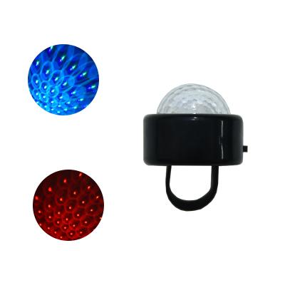 China New Bright Design LED Finger Lights of Concert/Bar/KTV/Stage D2 Feature Small Ball Christmas Concert Flash Night Market Colorful Ring Lights for sale