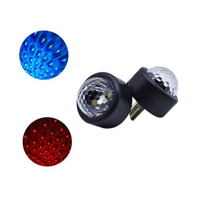 China Size Quality PVC D1 Design Car Atmosphere Light Colorful USB Voice Control Led Stage Light Disco For Car Indoor Used for sale