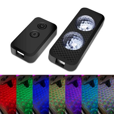 China Amazo Hot Sales Car Decorative Footve Seat Mounted Full Stars Car Roof Led Atmosphere Light For Car Interior for sale