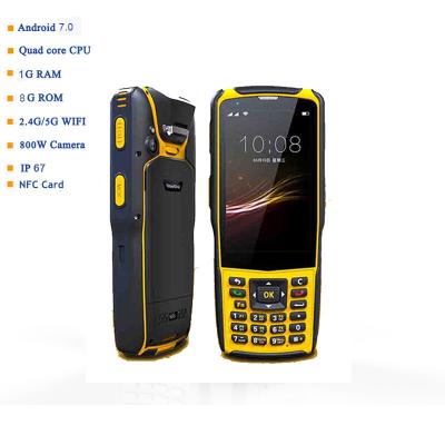 China S5 modelam leitor Handheld do código de barras do varredor de código 1D de IP67 Android 7,0 industriais PDA Qr 2D para o armazém da logística à venda