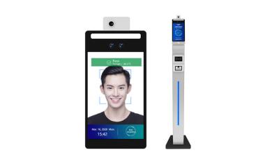 China WIFI Face Recognition 8 Inch Body Temperature Check Machine for sale