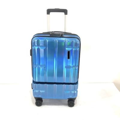 China Shell Trolley Luggage Colorroad New Logo Fashionable Hard Stylish Custom ABS PC Recycled PET Material Koffer Travel Trolley Set Hard Shell Cabin Size Carry-On +Luggage for sale