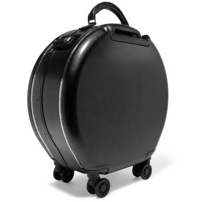 China High Quality Spinner Shell Trolley Luggage 100% Pure Polycarbonate Fashionable Hard PC Wheels Travel Aluminum Trolley Luggage Sets Suitcase Bag for sale