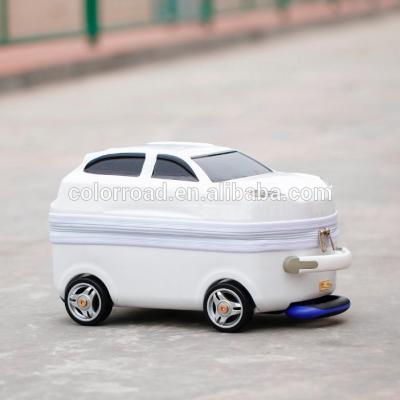 China Waterproof Luggage 2017 Fashion Children Rolling Trolley Car Shape Design Hard Shell ABS/PC Kids Luggage for sale