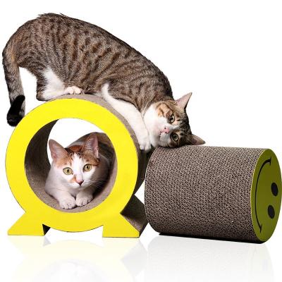 China Viable Factory Cat Scratcher Cardboard Corrugated Paper Durable Wholesale Cat Toys for sale