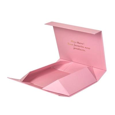 China Recycled Materials Wholesale Custom Biodegradable Cardboard Folding Box Logo Printed Luxury Rigid Gift Boxes Packaging With Magnet for sale