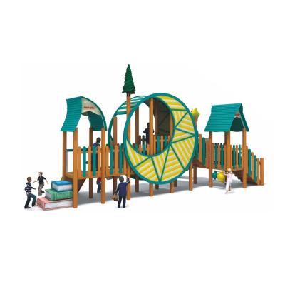 China Hot Sale Wooden Outdoor Park Children Safety Amusement Park Playground Equipment for sale