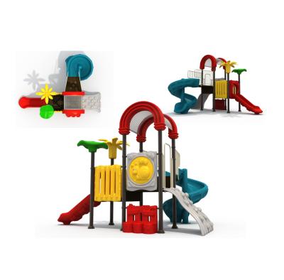 China Wholesale Park Fashion Customized Cute Plastic Outdoor Slide Playground for sale