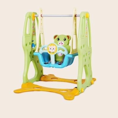 China Eco - Friendly Indoor Kindergarten School Kids Playground Plastic Swing for sale