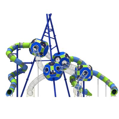 China Strengthen the body and cultivate the ability of children's outdoor sports to customize outdoor children to play outdoor climbing equipment slide playground for sale