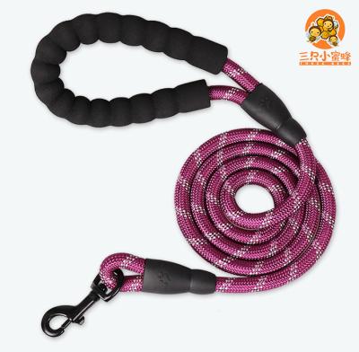 China Strong Reflective Nylon Braided Rope Personalized Large Dog Climbing Leash for sale