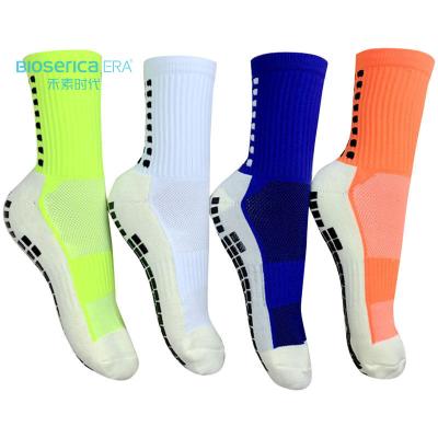 China Bioserica Era Designer QUICK DRY Product Anti Slip Socks Football For Contest Football Knocks Crac! crack! non slip socks for sale