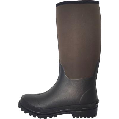 China Fashion Trend Mens Work Boots Waterproof Hunting Wellies Neoprene Dung Boots for sale