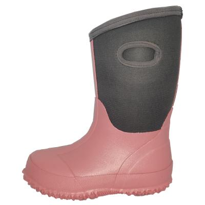 China Fashion Trend Kids Mid-Calf Rain Boots Waterproof Durable Insulated Rubber Boots Dung Boots for sale