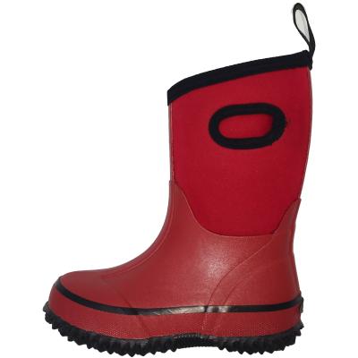 China Children's fashion trend neoprene rain boots waterproof and non-slip rubber boots for children for sale