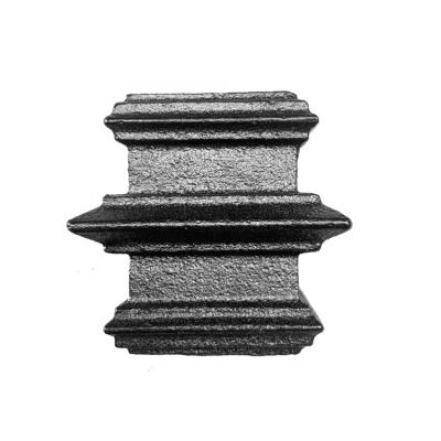 China Sustainable Ornamental Cast Iron And Wrought Iron Collar Studs Bushes For Metal Fence Gates for sale