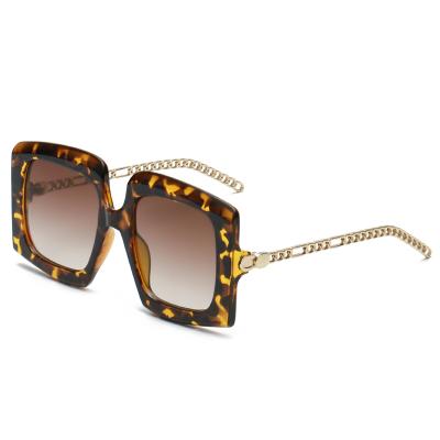 China Fashion Sunglasses Shape Fancy Sunglasses Women's Metal Sunglasses For Women Vintage Big Frame Sun Glasses for sale