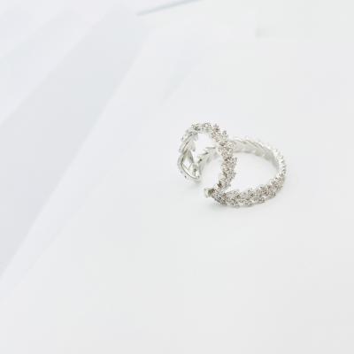 China TRENDY Silver Non Piercing Small Cartilage Circle Earring Ear Cuff Clip for sale