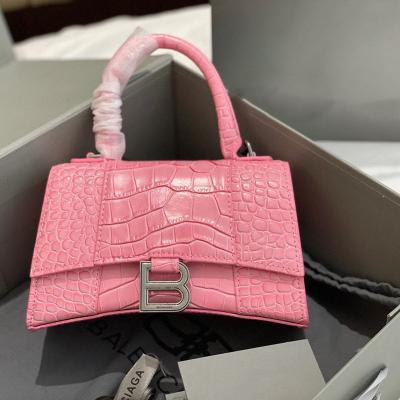 China Fashion high quality brand leather bag women handbags crocodile genuine leather shoulder bags original good quality famous luxury PU for sale