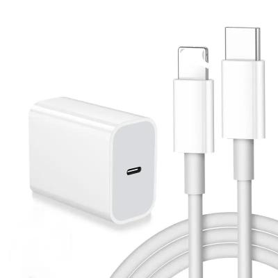 China Mobile Phone Original Charger for Iphone Fast Charging Type-c PD 18W 20W Cable Charger For iPhone Charge for sale