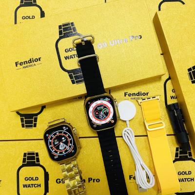 China Wifi 2023 Hot selling Golden Reloj G9UltraPRO Water proof Fitness Bracelet BT Full touch 1.9Inch G9 Ultra PRO Smart Watch for sale