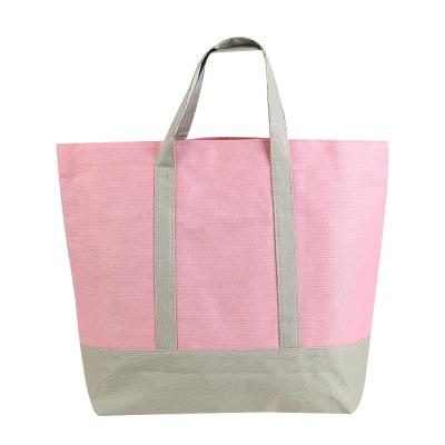 China Amazon Success Cheap Price Pink Handled Shopping Bags For Shopping With Logo for sale