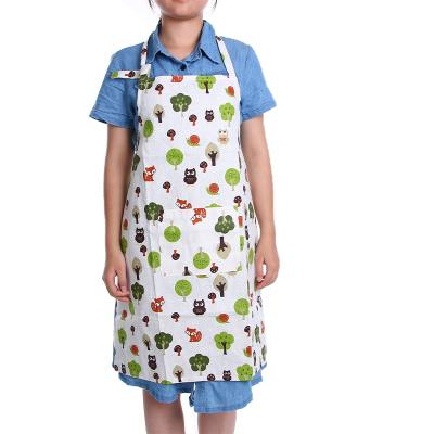 China Lady Women Men Adjustable Durable Cotton Fashion Kitchen Cleaning High-Grade Canvas Apron For Cooking Restaurant Baking Pinafore for sale