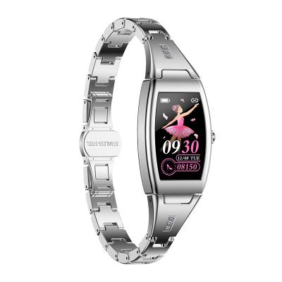 China Touch Screen Girls Watch Touch Screen Woman Smartwatch With Women Reminder Blood Oxygen Real Smart Watch Mk26 for sale