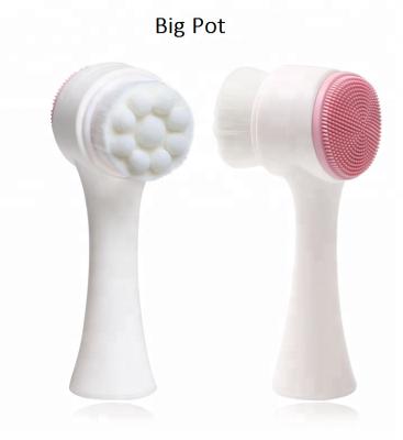 China Deep Face Skin Cleanser Imported Cleaning Face Brush Name Iteam Brush Wholesale ABS Material And Multifunctional Facial Cleansing Brush for sale