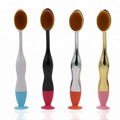 China Brochas Maquillajes Brush 2018 Trending Products DW Toothbrush Private Label Foundation Powder Single Brush Makeup Brush for sale