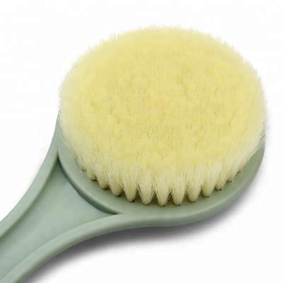 China Hot Selling Body Cosmetics For Sample Skinless Loofah Long Body Bath Brush for sale