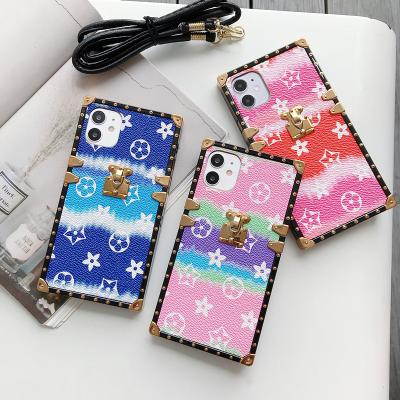 China Band Presbyopia Shockproof Hot Selling Sublimation For Iphone 13 Max 12 Square 11 Pro 8Plus X Leather Phone Cases for sale