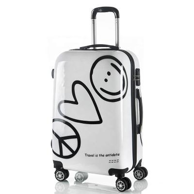 China High Quality Cute Design Kids Girls Trolley Luggage ABS PC Travel Suitcase Carry On Luggage Bag for sale