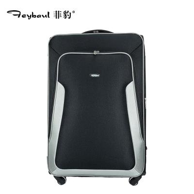 China Business Professinal Factory OEM Travel Trolley Black Suitcases +luggage Handbag With Lock for sale