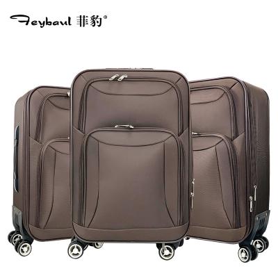 China Cloth Best Seller Cloth Luggage , Super Quality 4wheel Trolley Suitcase for sale