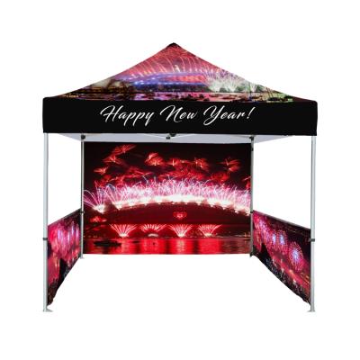 China UV and Water Proof 10x10ft Waterproof Aluminum Noise Folding Up Outdoor Custom Canopy Tent For Events for sale