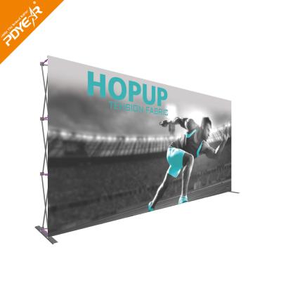 China 240g Polyester Backdrop Fabric Tension Pop Up Display for sale