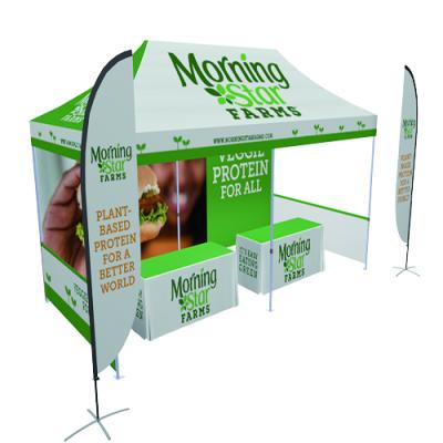 China Pop Folding Outdoor Advertising Portable Event Exhibition Tent UV And Water Proof for sale