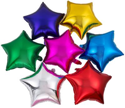 China Fashional 50pcs Spell Star Shape Foil Mylar Helium Balloon 18